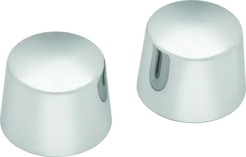 Kuryakyn Front Axle Nut Caps Chrome - RV and Auto Parts