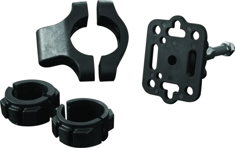 Kuryakyn Handlebar Accessory Mount Standard 7/8 to 1-1/4in Bar Black - 1671 - Controls
