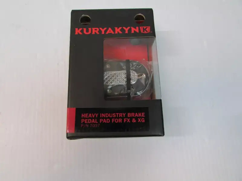 Kuryakyn Heavy Industry Brake Pedal 84-17 FX Models Chrome - 7037 - Interior Accessories