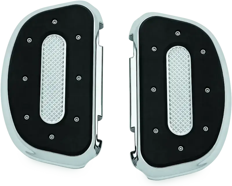 Kuryakyn Heavy Industry Passenger Floorboards Touring Models Chrome - RV and Auto Parts