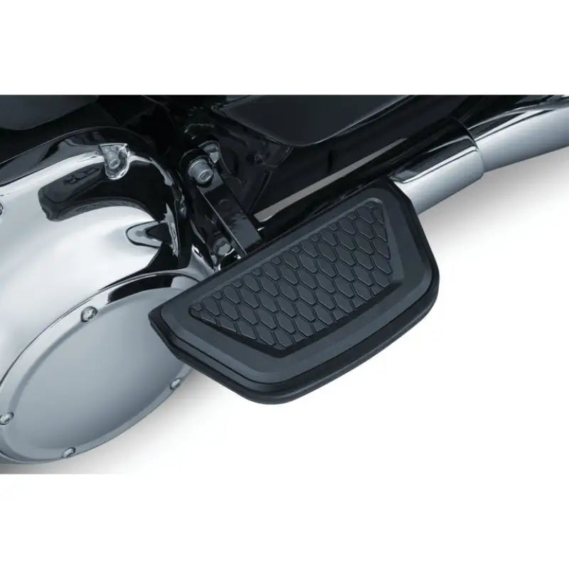 Kuryakyn Hex Passenger Board Inserts Black with honeycomb pattern for motorcycle floorboard