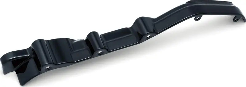 Glossy black plastic motorcycle primary cover with sleek black finish for Kuryakyn 6451