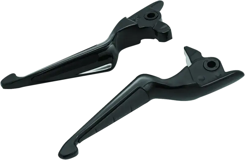 Black motorcycle levers for Kuryakyn ISO Levers Black motorcycle handlebar upgrade