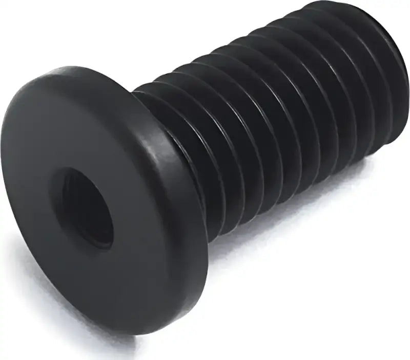 Black threaded countersunk bolt on Kuryakyn Kellerman Atto M10X20mm threaded stud
