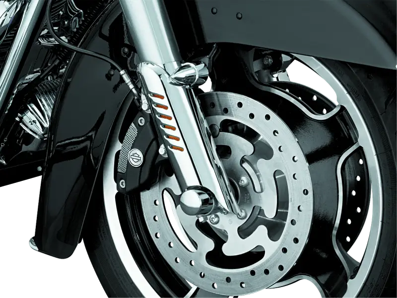 Kuryakyn Lower Leg Deflector Shields 00-13 Touring Chrome - Kuryakyn