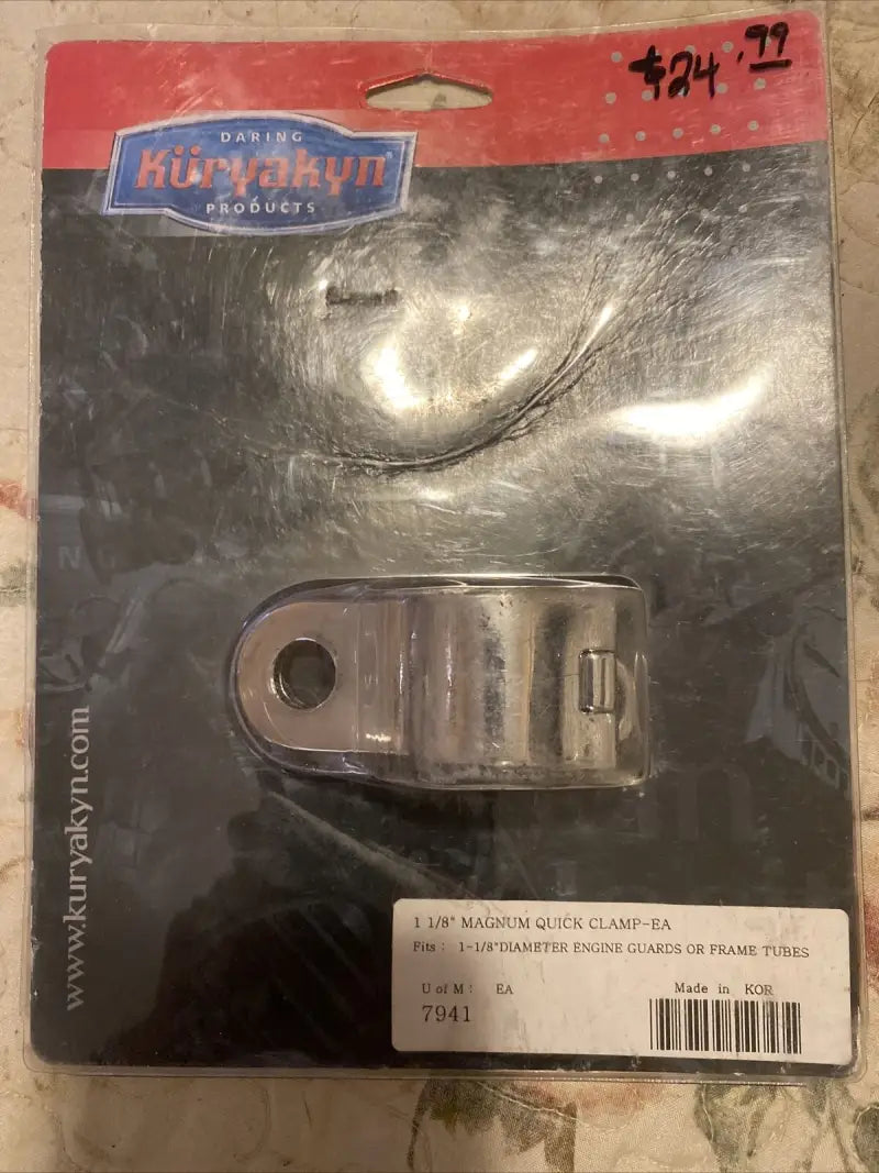 Kuryakyn Magnum Quick Clamp 1in Chrome - 1002 - Controls