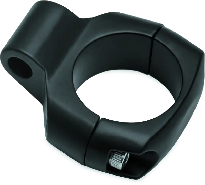 Kuryakyn Mirror Adapter 1-1/4inch Bars Mount Satin Black - Kuryakyn
