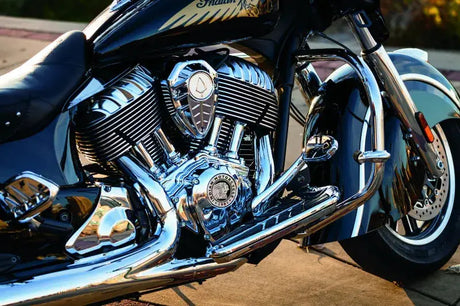 Kuryakyn Spear Brake Pedal Pad For 14-23 Indian Models Chrome - RV and Auto Parts