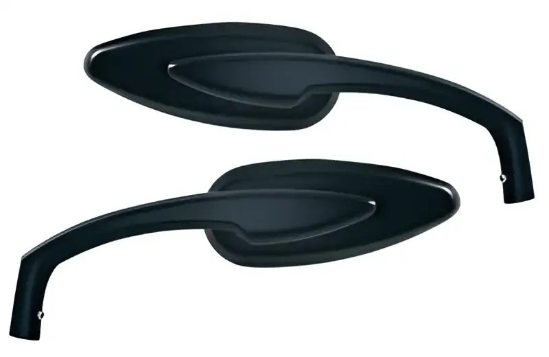 Kuryakyn Teardrop Mirrors Satin Black - 1708 - Interior Accessories