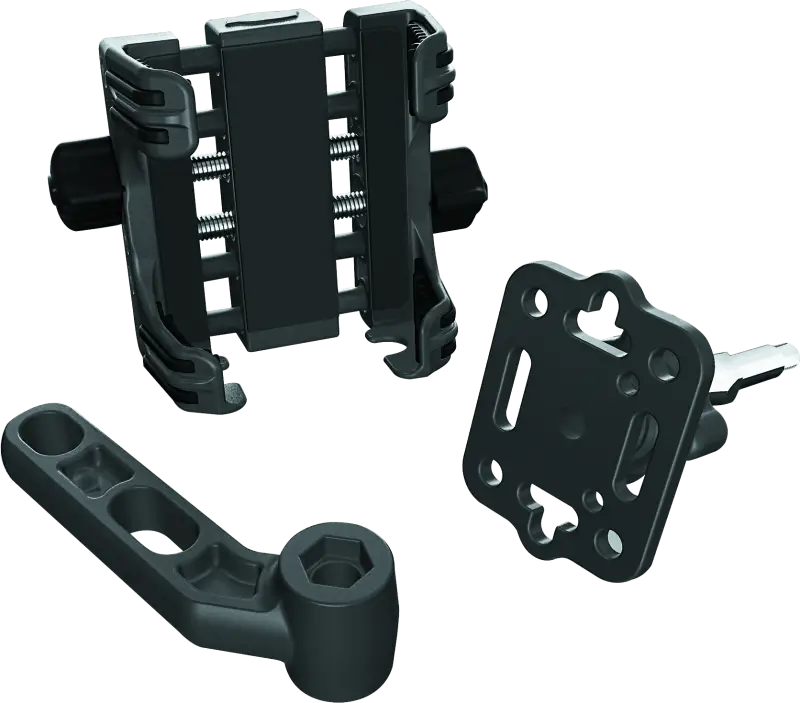 Kuryakyn Tech Connect Standard Cradle For Perch Mount Black - Kuryakyn