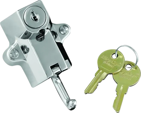 Kuryakyn Universal Helmet Lock 7/8in-1-1/4in Mount Chrome - RV and Auto Parts
