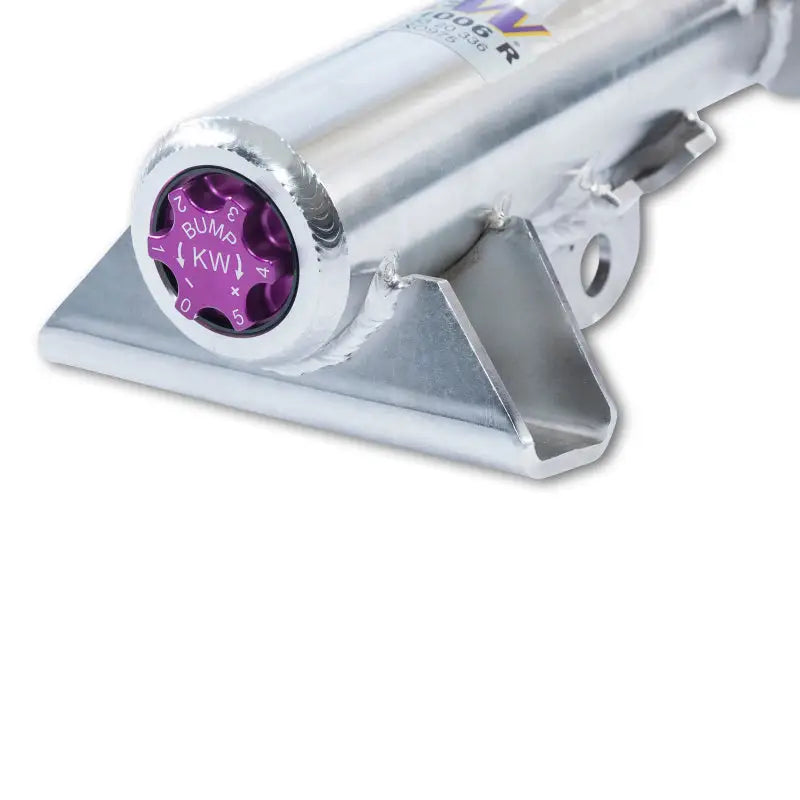 Silver metal shock absorber with purple adjustment knob for BMW M3 E36 Clubsport Kit