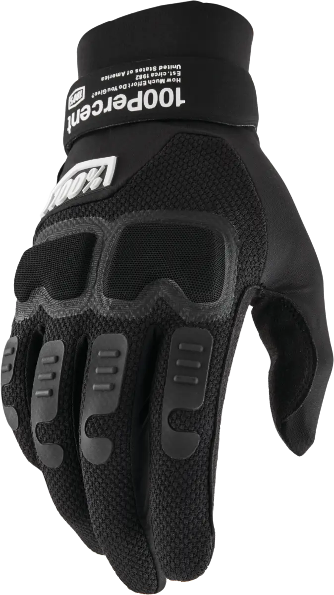 Langdale Gloves Black Md with tactical knuckle and finger protection for durability