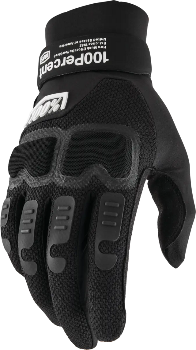 Langdale Gloves Black Md with tactical knuckle and finger protection for durability