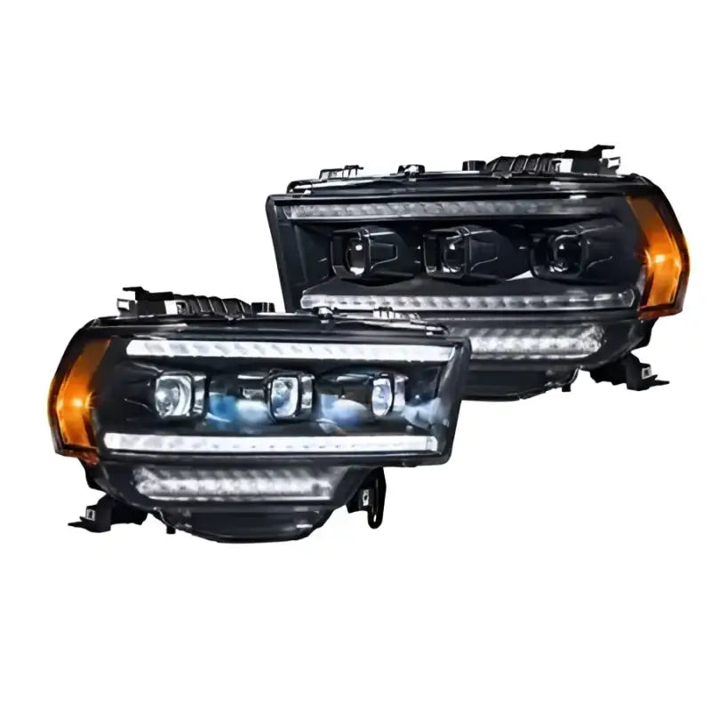 LF701 Morimoto Xb Ld Headlights for Dodge Ram Hd 2019+, superior illumination, sleek design, durable construction, easy installation.