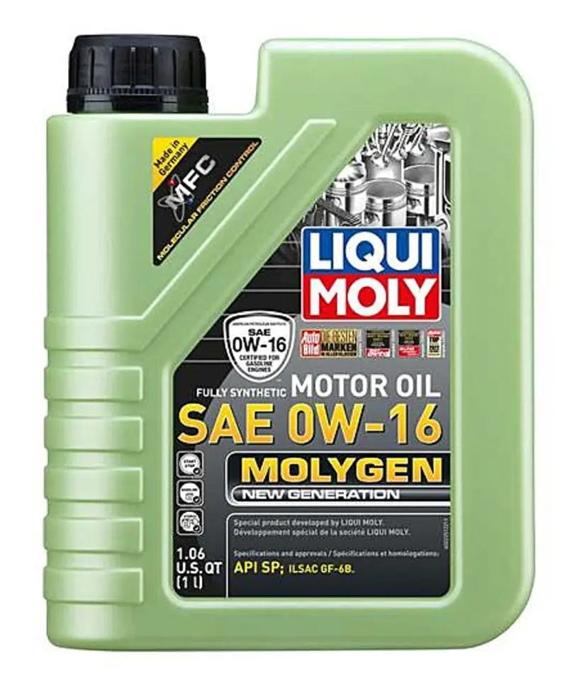 LIQUI MOLY 5L Molygen New Generation Motor Oil SAE 0W16 - 22252 - Oils & Filters