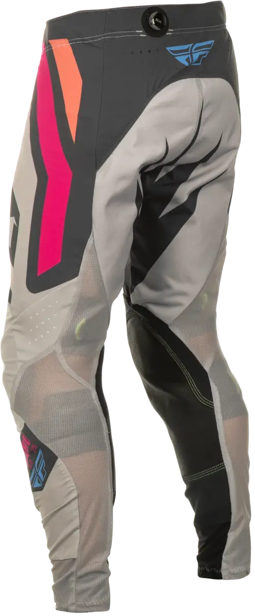 Lite Vice Pants Ca/Ny Light Grey/Pink/Coral Sz 28 - FLY RACING
