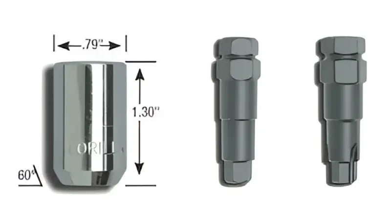 LW1-B Gorilla Fold Down 4 Way Wrnch Bg - Lug Nut Wrench