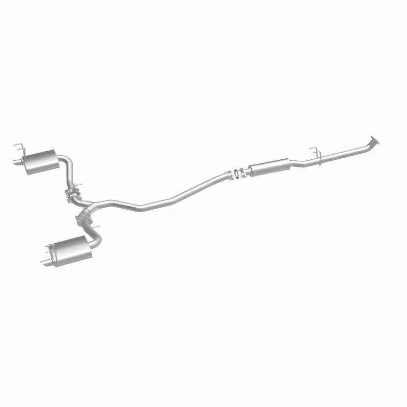 Polished Magnaflow cat-back exhaust for 2022+ Honda Civic Sport 1.5L hatchback