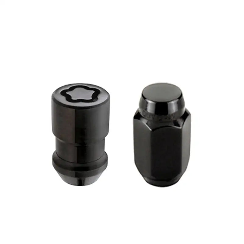 McGard 5 Lug Hex Install Kit w/Locks (Cone Seat Nut) M12X1.5 / 13/16 Hex / 1.5in. Length - Black - 84558