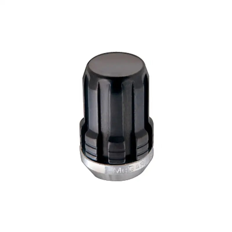 McGard SplineDrive Lug Nut (Cone Seat) M12X1.25 / 1.24in. Length (4-Pack) - Black (Req. Tool) - 65354BK