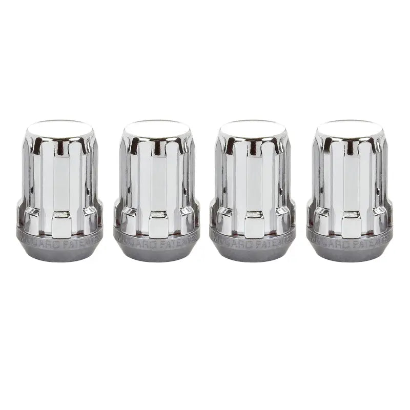 McGard SplineDrive Lug Nut (Cone Seat) M12X1.5 / 1.24in. Length (4-Pack) - Chrome (Req. Tool) - 65357
