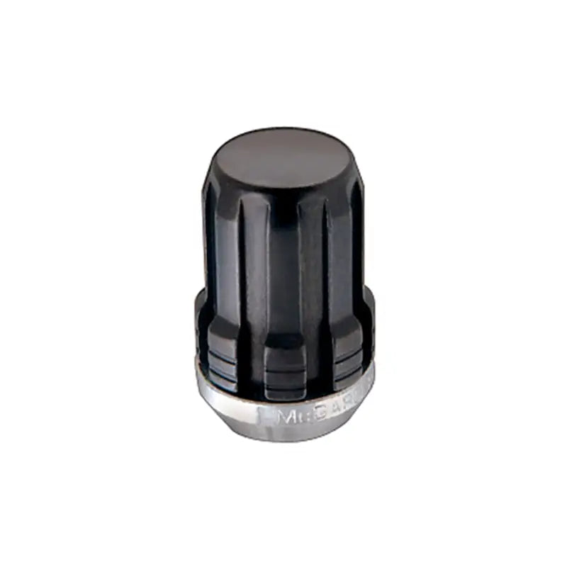 McGard SplineDrive Lug Nut (Cone Seat) M12X1.5 / 1.24in. Length (4-Pack) - Black (Req. Tool) - 65357BK