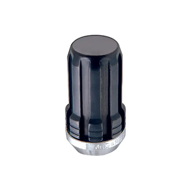 McGard SplineDrive Lug Nut (Cone Seat) M14X1.5 / 1.648in. Length (4-Pack) - Black (Req. Tool) - 65315BK