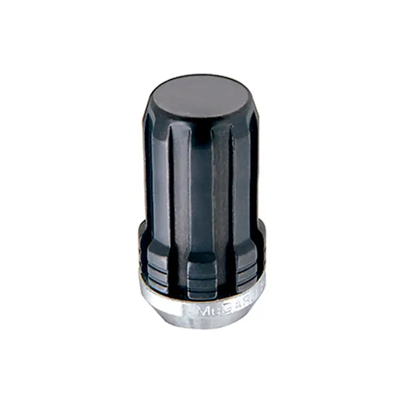 McGard SplineDrive Lug Nut (Cone Seat) M14X1.5 / 1.648in. Length (4-Pack) - Black (Req. Tool) - 65315BK