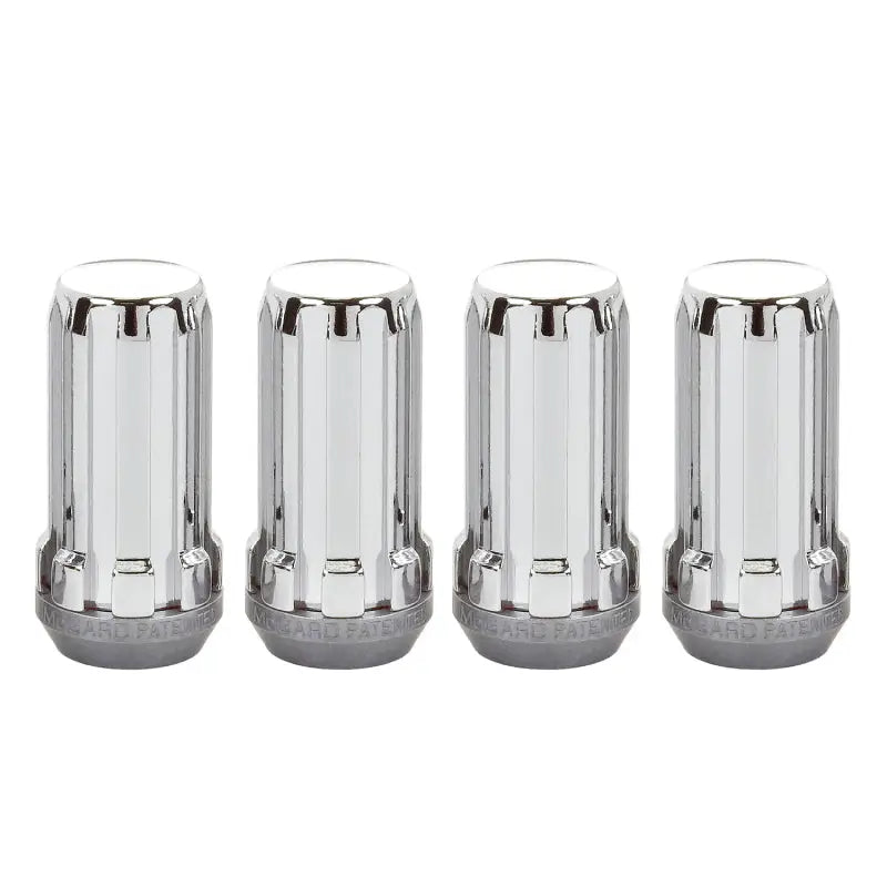 McGard SplineDrive Lug Nut (Cone Seat) M14X1.5 / 1.935in. Length (4-Pack) - Chrome (Req. Tool) - 65310
