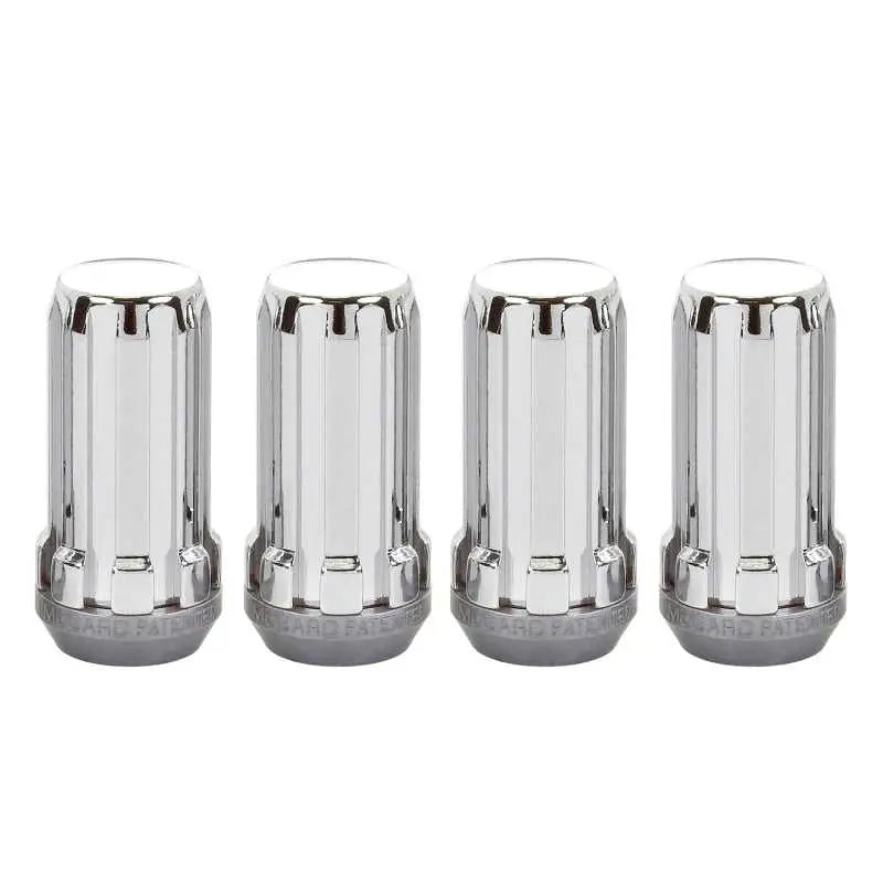 McGard SplineDrive Lug Nut (Cone Seat) M14X1.5 / 1.935in. Length (4-Pack) - Chrome (Req. Tool)