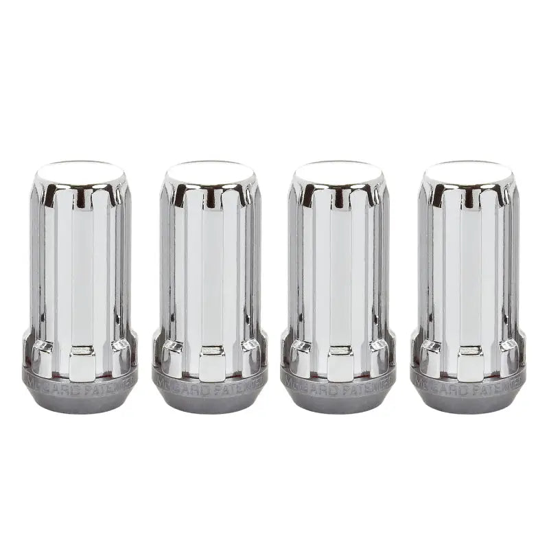 McGard SplineDrive Lug Nut (Cone Seat) M14X1.5 / 1.935in. Length (4-Pack) - Chrome (Req. Tool) - 65310
