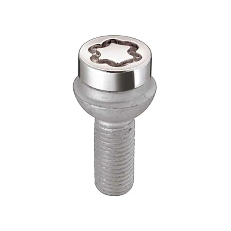 McGard Wheel Lock Bolt Set - 4pk. (Radius Seat) M14X1.5 / 17mm Hex / 26.7mm Shank Length - Chrome