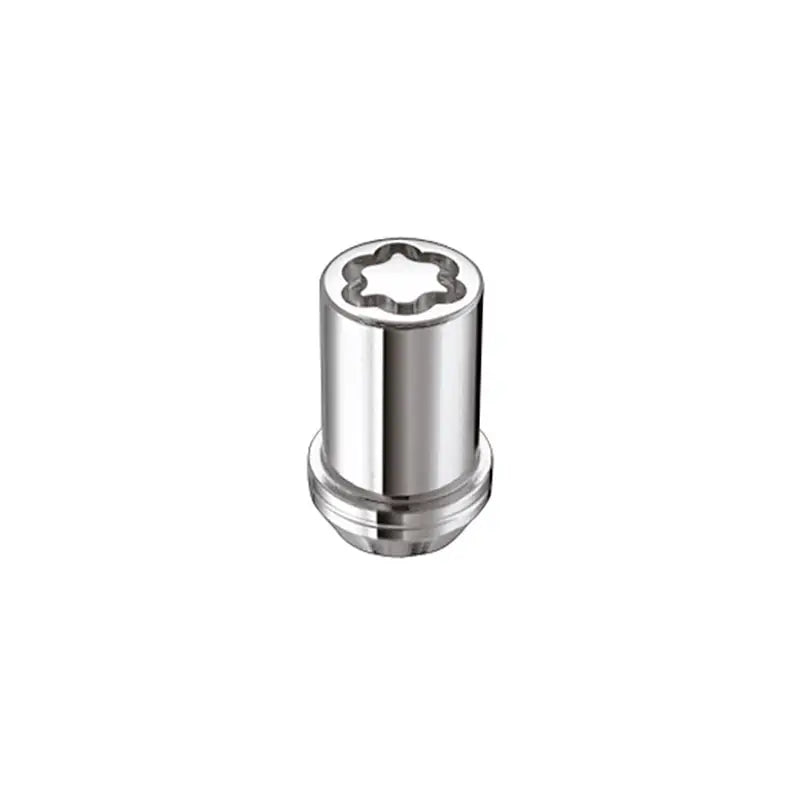 McGard Wheel Lock Nut Set - 4pk. (Tuner / Cone Seat) M12X1.25 / 13/16 Hex / 1.24in. Length - Chrome - 25254