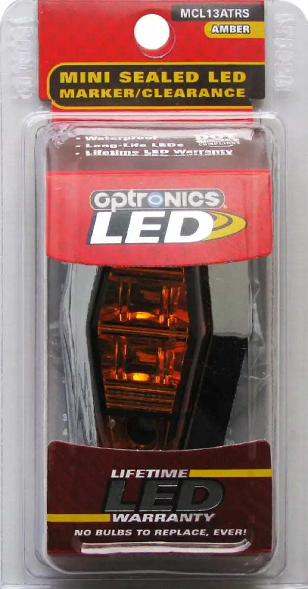 MCL13ATRS Optronics Side Marker Light- LED Yellow Lens
