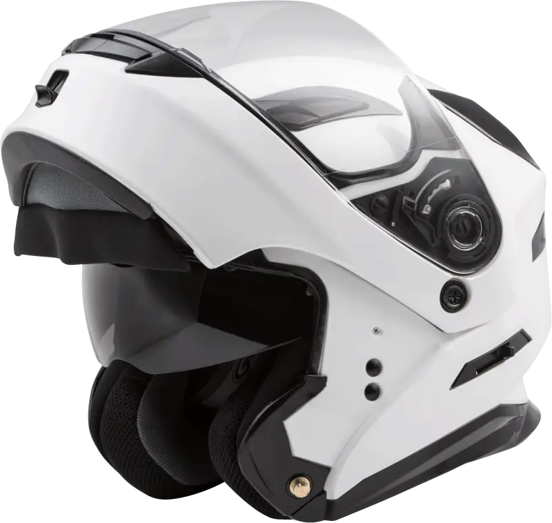 Md 01 Modular Helmet Pearl White Lg