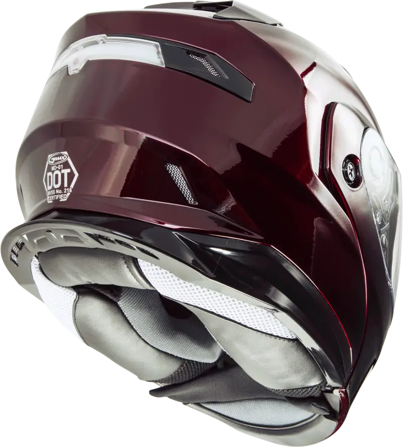 Md 01 Modular Helmet Wine Red Lg