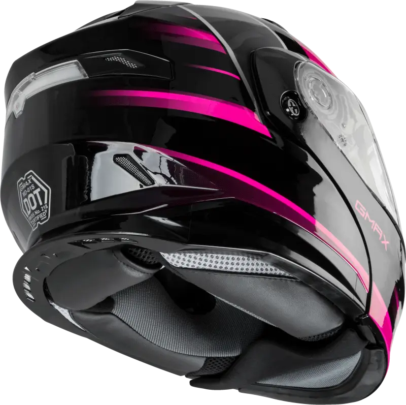 Md 01s Modular Snow Helmet Descendant Black/Pink/White Lg