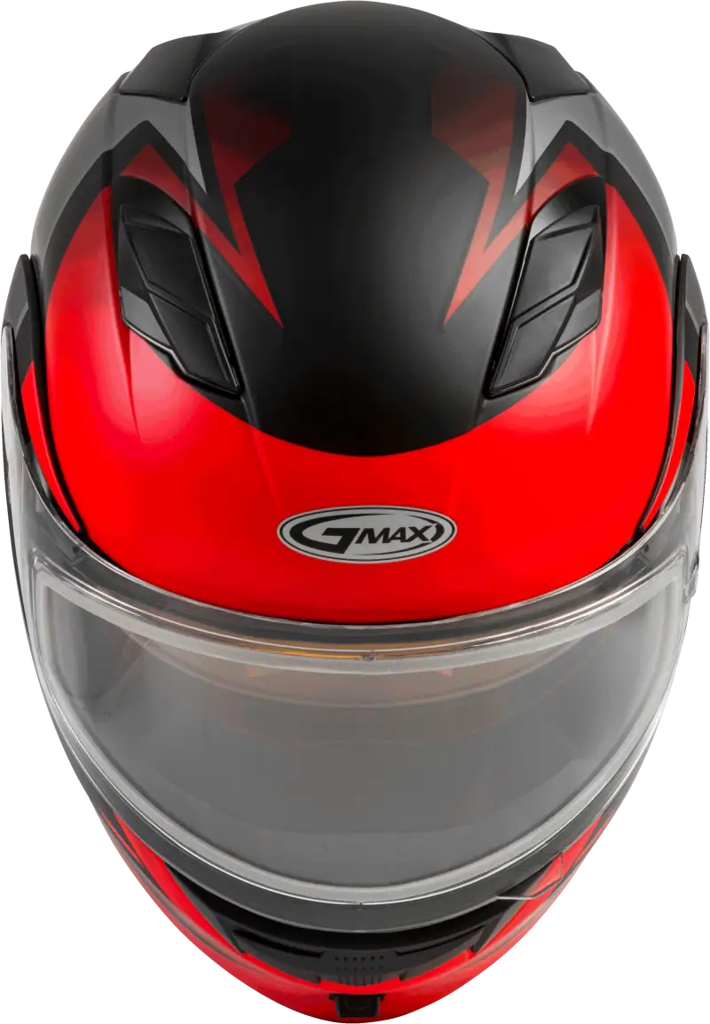 Md 01s Modular Snow Helmet Descendant Matte Black/Red Md