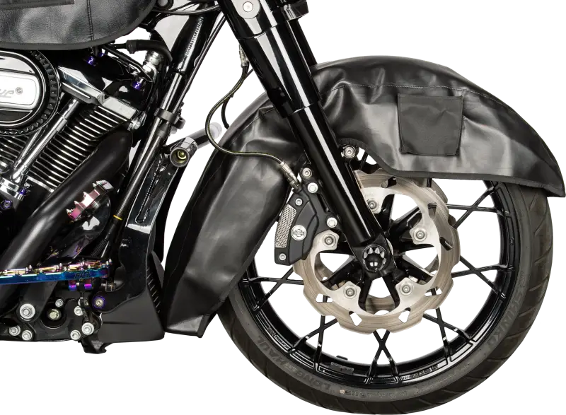 Motorix Service Cover Front Fender with Pockets for motorcycle front wheel protection