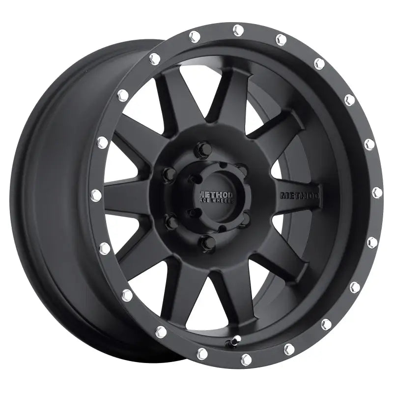 Method MR301 The Standard 17x8.5 0mm Offset 6x5.5 108mm CB Matte Black Wheel - Truck & Automotive