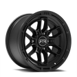Method RTR Evo 6 Ford Bronco / Ranger 17x9 0mm Offset 6x139.7 93.1mm CB - Satin Black Wheel - Wheels