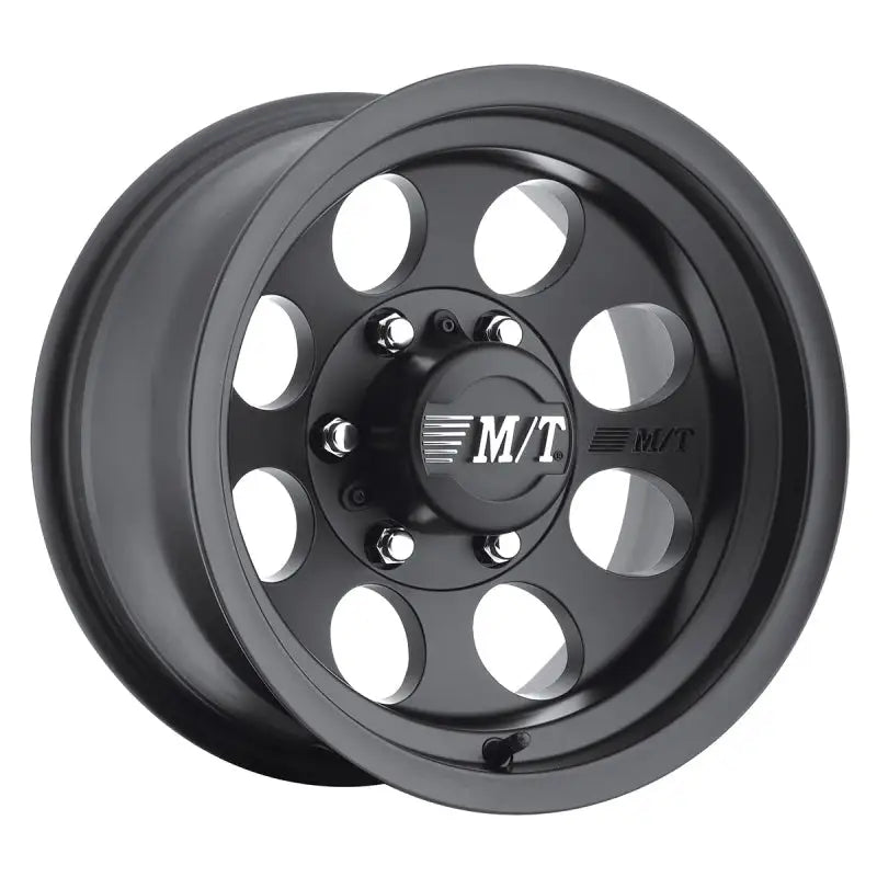 Mickey Thompson Classic III Black Wheel with circular cutouts for off-road trucks