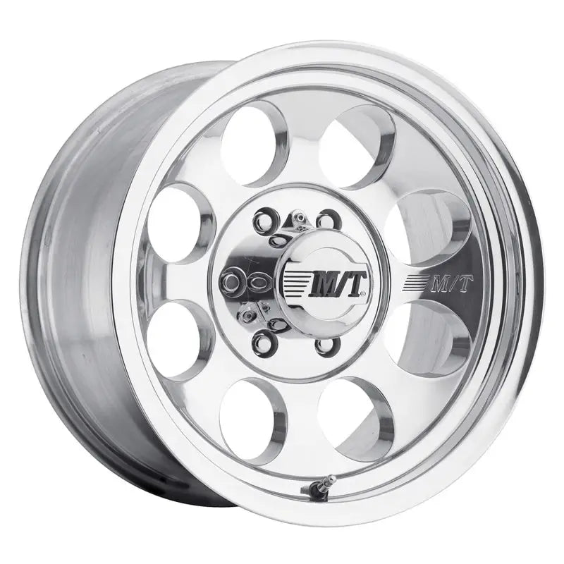 Mickey Thompson Classic III Wheel, 17x9, 6x5.5, 4-1/2, polished finish with Mickey Thompson logo.