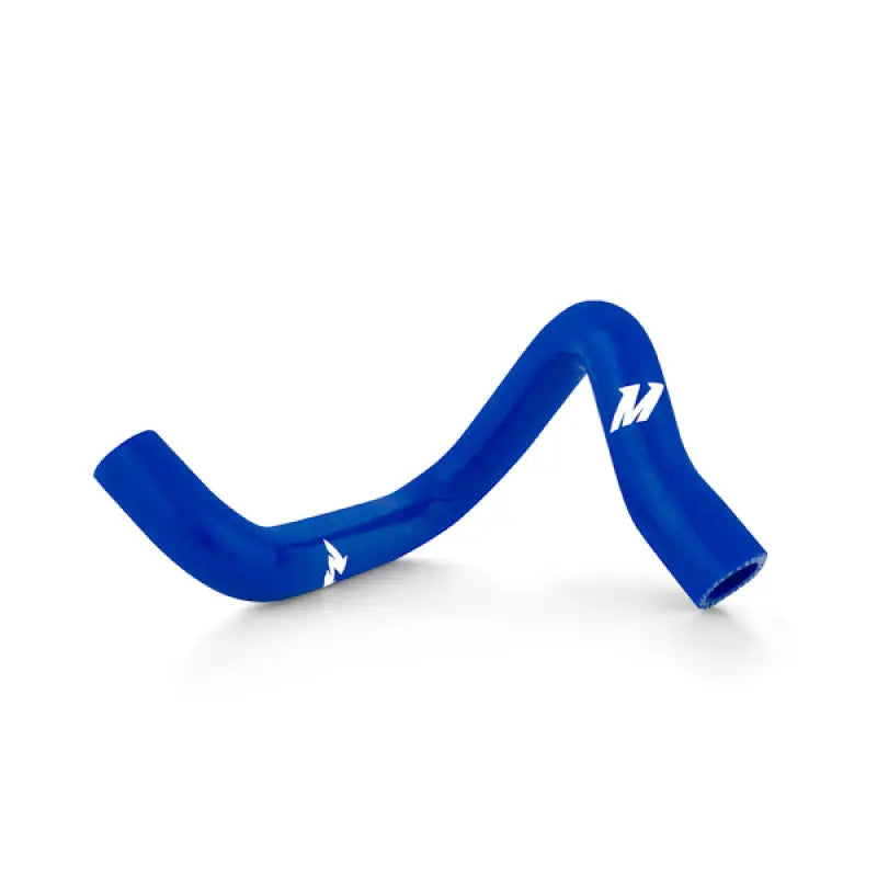 Blue silicone coolant hose from Mishimoto Mini Cooper S hose kit for supercharged engines