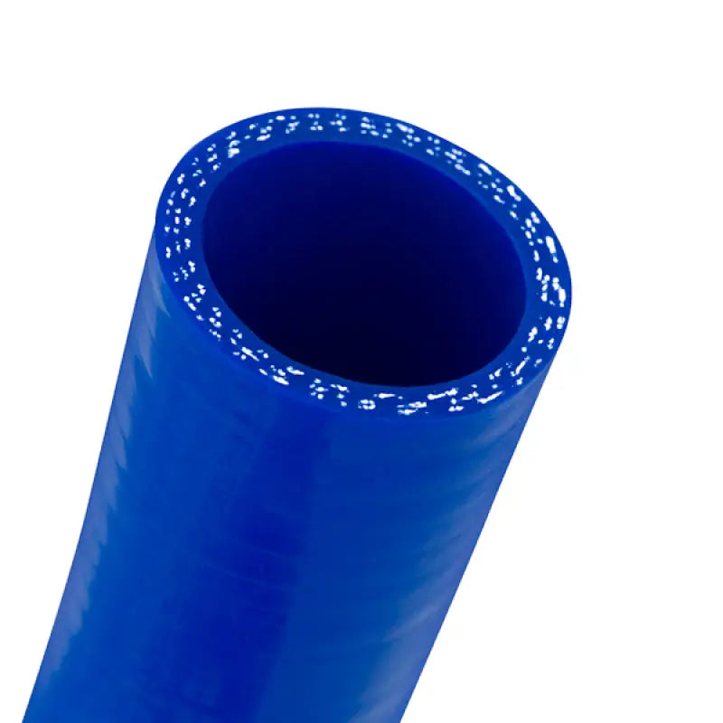 Blue silicone hose from Mishimoto Mini Cooper S hose kit for supercharged cars