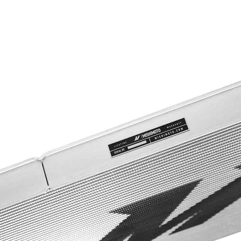 Silver Mishimoto Performance Aluminum Radiator V2 for 07-17 Jeep Wrangler JK