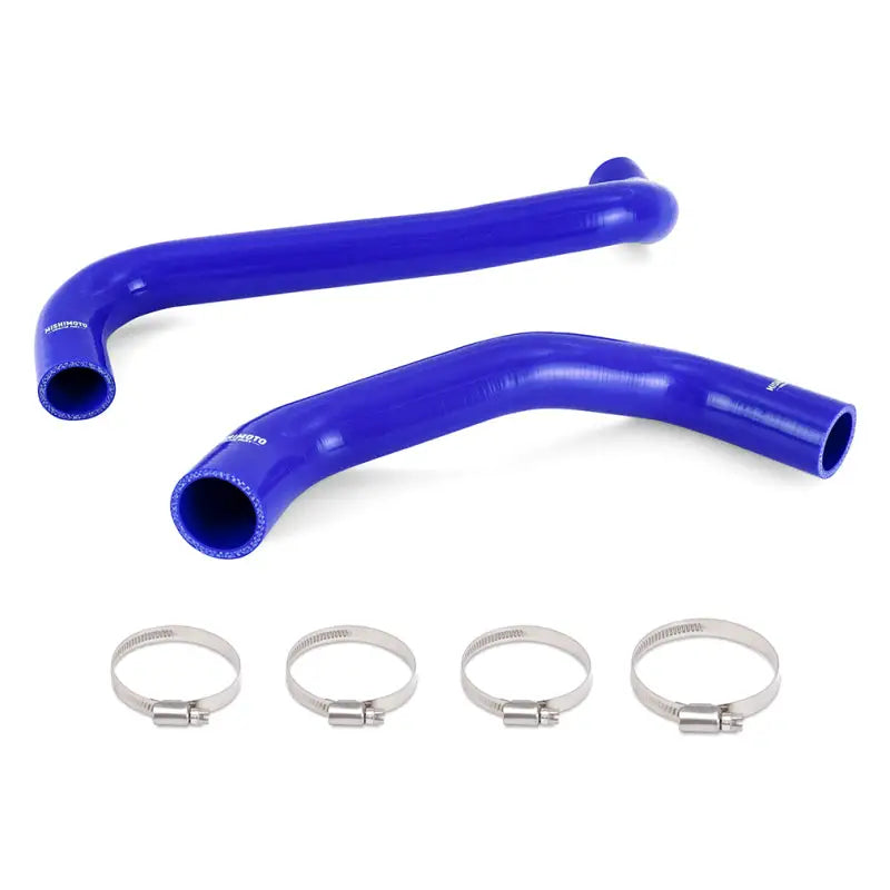 Blue silicone coolant hose kit with hose clamps for Pontiac G8 engine upgrade