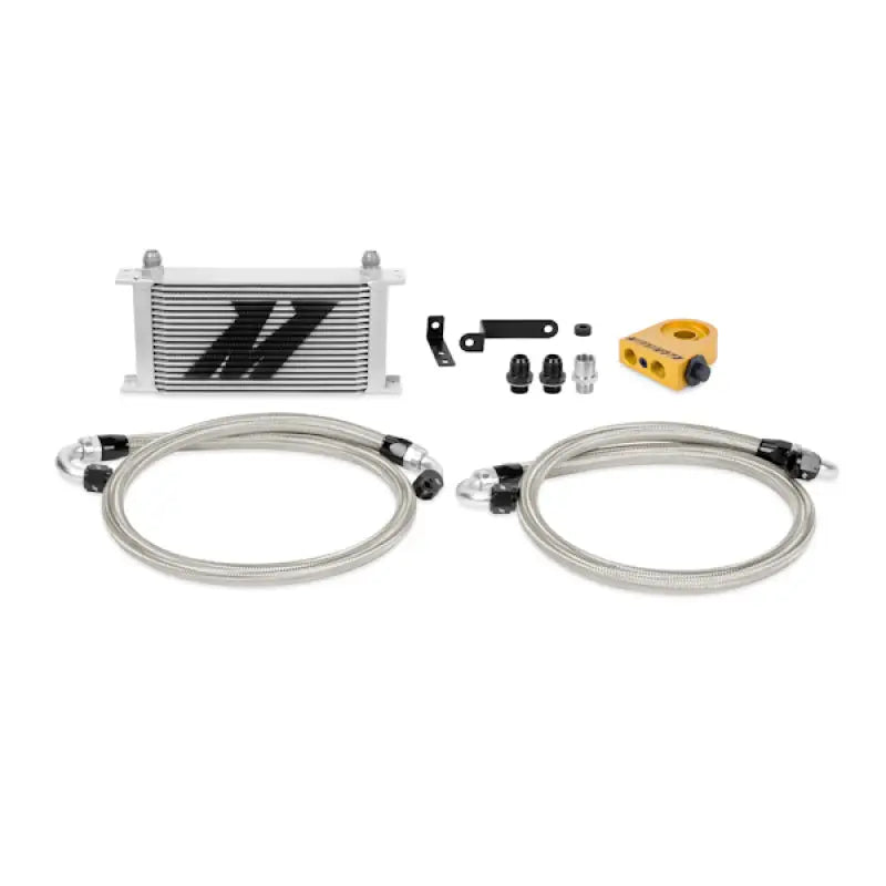 Mishimoto 08-14 WRX/STi Thermostatic Oil Cooler Kit - Silver - Truck & Automotive