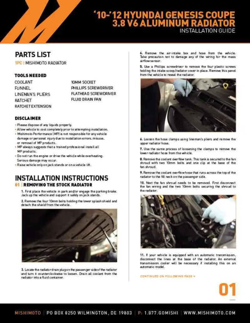 Mishimoto MMRAD-GEN6-10